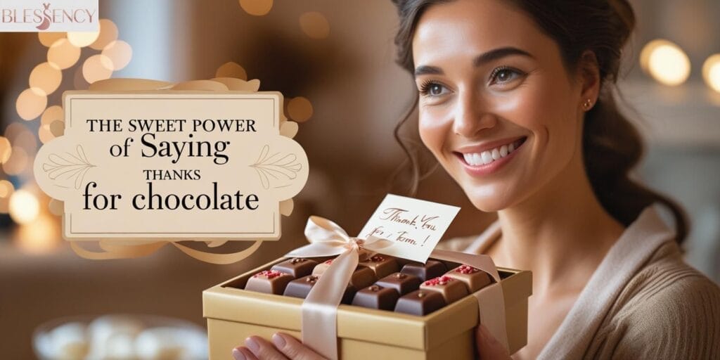 The Sweet Power of Saying "Thanks for Chocolate"

