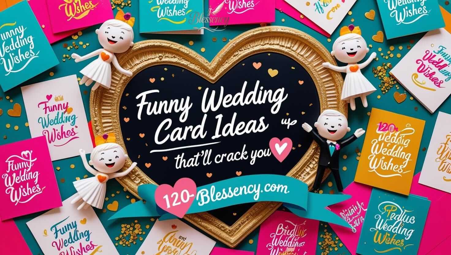 120+ Funny Wedding Card Messages That’ll Make the Couple Laugh