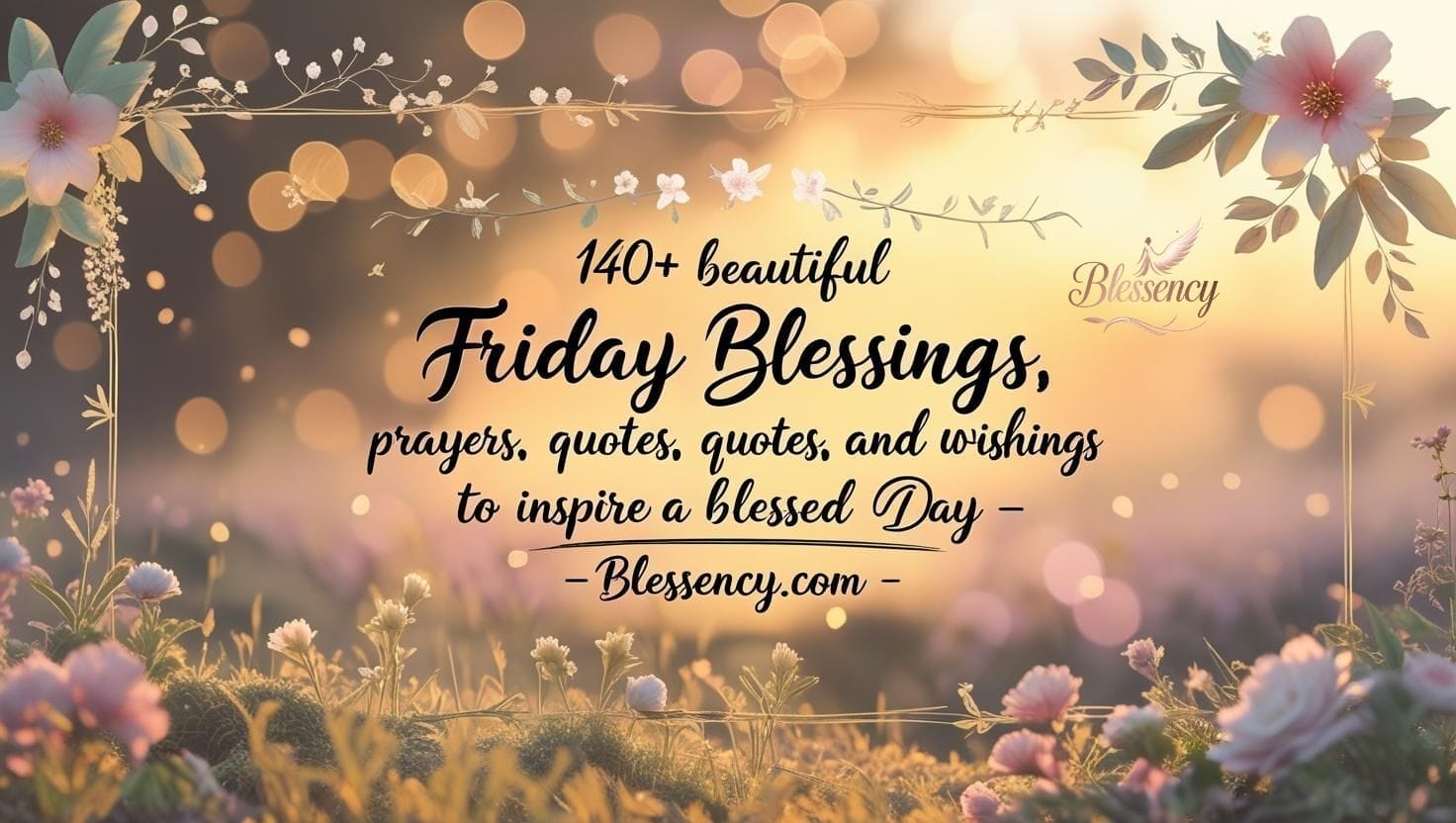 140+ Friday Blessings, Prayers & Quotes to Inspire a Blessed Day
