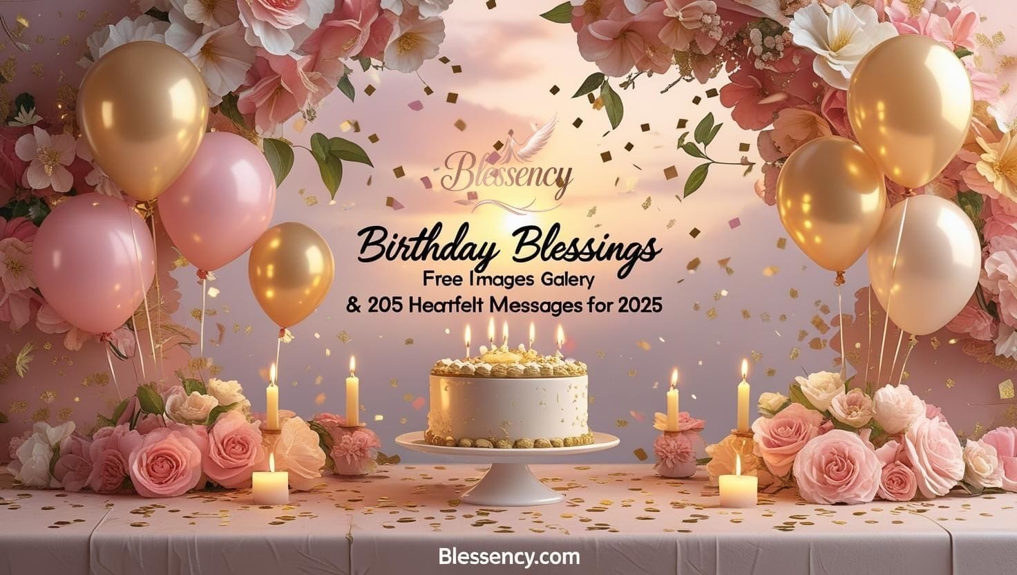 🎂 Birthday Blessings Free Images Gallery & 150 Ready-to-Copy Messages for 2025