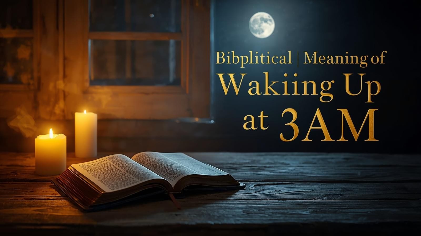 Biblical Meaning of Waking Up at 3AM: Deep Spiritual Insights